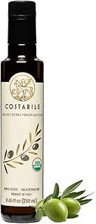 Extra Virgin Olive Oil Cold Pressed Organic. High polyphenol olive oil from Puglia Italy. Fresh harvest from a single estate - Classic Blend 8.45 Fl. Oz.