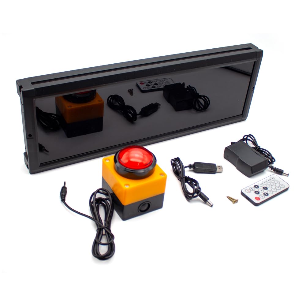 Toplionace Temporizador Digital de 4" y 4 Dígitos para Competiciones con Control Remoto, Cronómetro con Cuenta Regresiva, Herramienta para Entrenamiento y Control de Tiempos en Discursos (CN-25-0206)