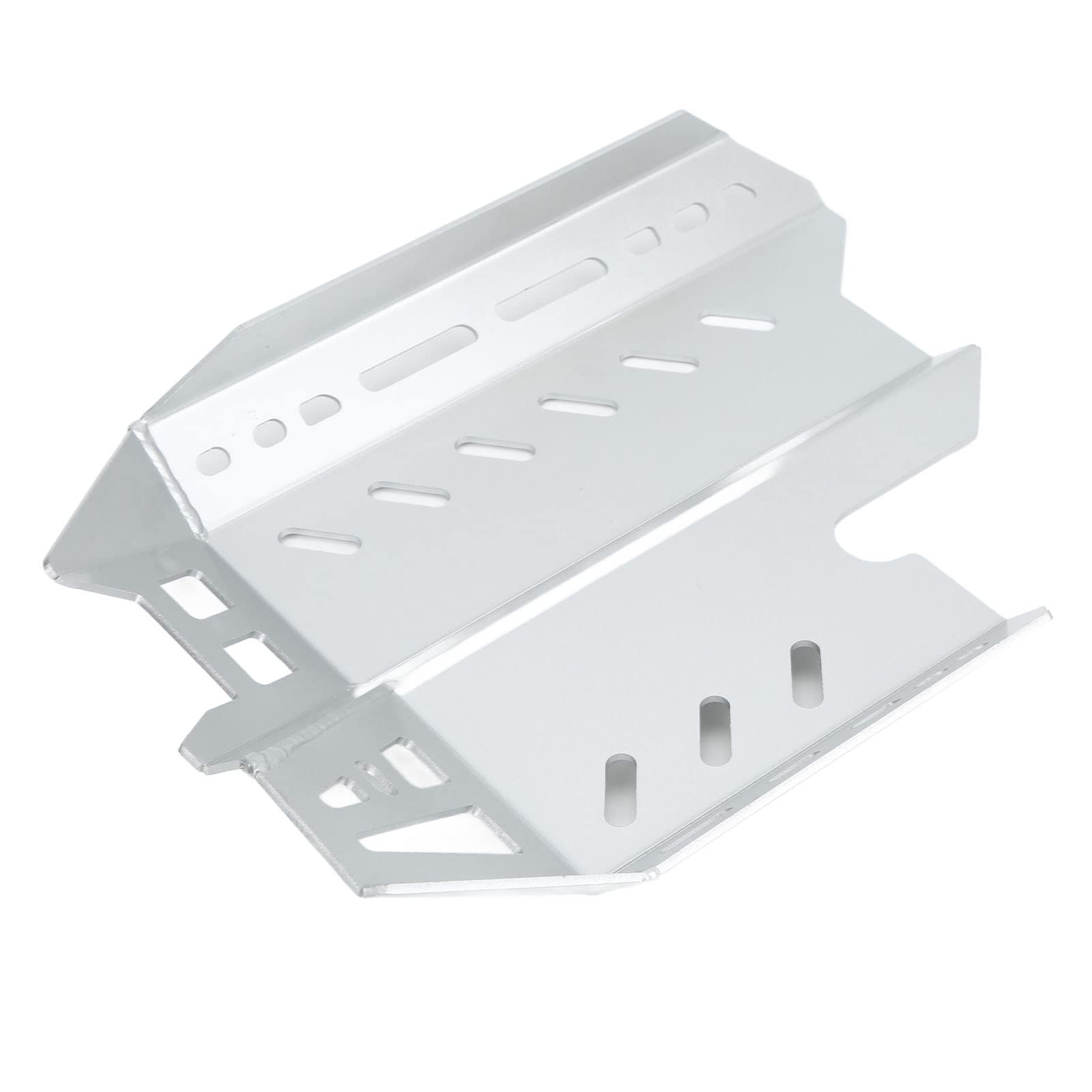 SIK Chassis Under Guard Protector, Engine Guard Chassis Skid Plate Impact Resistance Direct Installation Carbon Steel Excellent for Motorcycle(Silver)