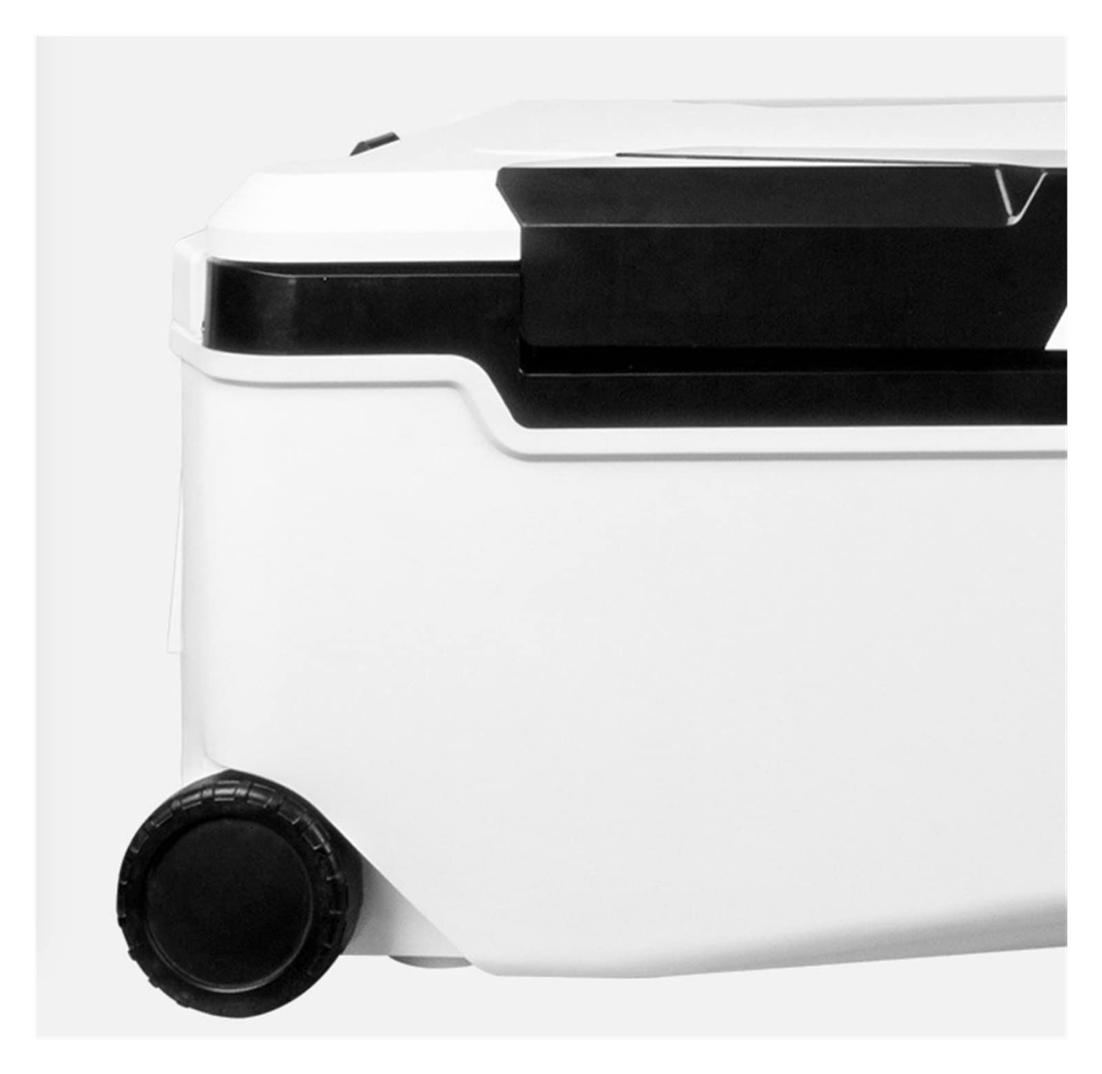 Scatola da Pesca 48L/66L/85L Super incubatrice per Pesca in Mare Scatola da Pesca Frigorifero Scatola da Esterno di Grande capacità con Ruote (Nero)