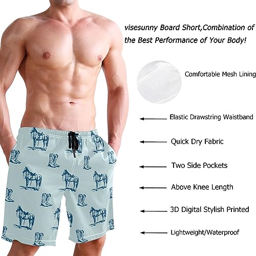visesunny Mens Funny Swim Trunks Quick Dry Bathing Suits Beachwear Holiday Beach Sports Running Swim Board Shorts3