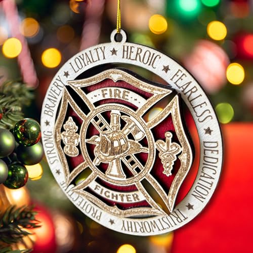 Firefighter-Wooden-Christmas-Ornament–Fireman-Gift-Brave-Hero-Holiday-Decor-2024-Holiday-Ornament Firefighter Wooden Christmas Ornament–Fireman Gift Brave Hero Holiday Decor 2024 Holiday Ornament
