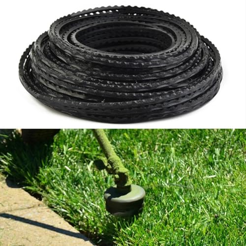 Cuerda de línea de corte de cortacésped de nylon resistente 3MM x 15M compatible con cortadoras y desbrozadoras miniatura 4