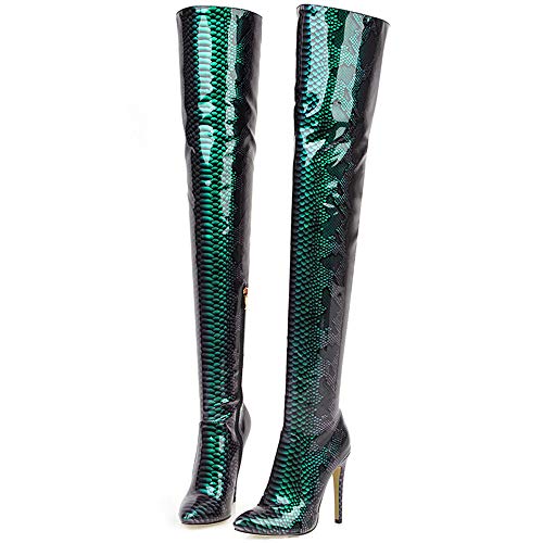 BeiaMina Donna Moda Stiletto Stivali Lunghi