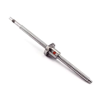 Ball Screw SFU1604 RM1604 Length 400mm Diam 16mm with Ballnut and ballnut housing + end Supports EK/ EF12 + Coupler for CNC, Length Approx 15.75 inch/ 400mm