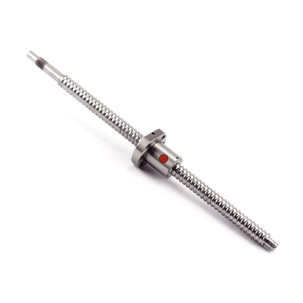 Ball Screw SFU1204 RM1204 Length 2000mm Diam 12mm with Ballnut and ballnut housing + end Supports EK/ EF10 + Coupler for CNC, Length Approx 78.74 inch/ 2000mm