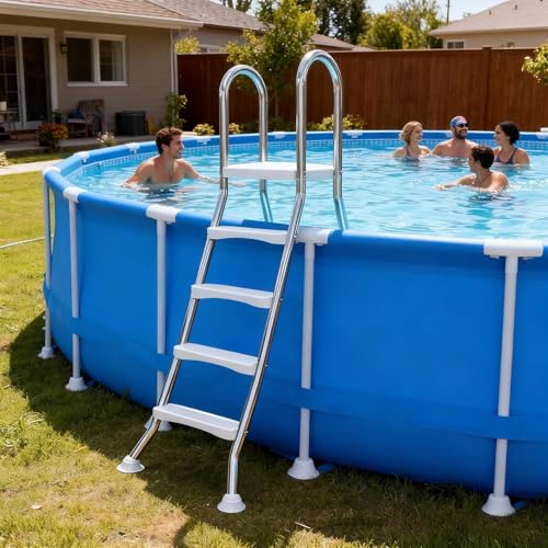 Escalera para Piscina Universal de Acero Inoxidable 304 miniatura 2
