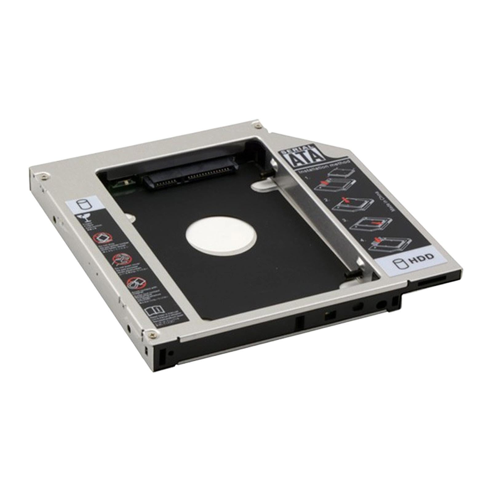 Sata Hard Drives Box Adapter Tray Part Enclosures for Mechanical Hard Drives 12 6cmx12 7cmx1 27cmdrive Enclosures Docks Drives Storage Blank Media Computers Tablets-image-48