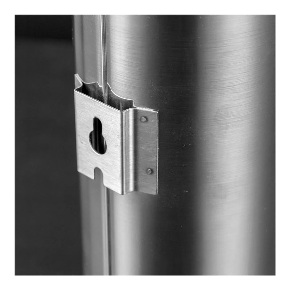 Scopino per WC Scopino for WC rotondo con supporto da parete in acciaio inox for bagno Spazzole per WC