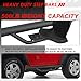Auto Dynasty Drop Running Boards Compatible with 2007-2018 Jeep Wrangler/JK 2-Door, Steel Round Tubing Side Step Rail Nerf Bars, 3