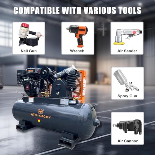 40 Gallon 15HP Gas Air Compressor