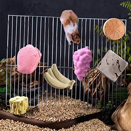 Lava Block Chew Toys Teeth Grinding Pet Lava Block Calcium Stone For Chinchilla Hamster Mouse Squirrels And Small Pet 4 Pack #TOP4