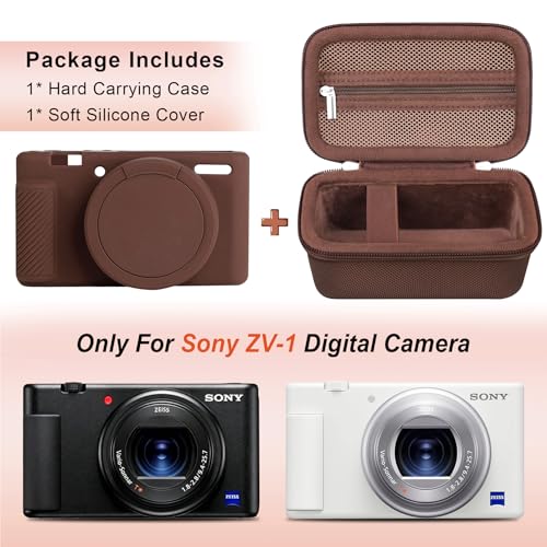 Funda rígida para cámara Sony ZV-1 color marrón miniatura 2