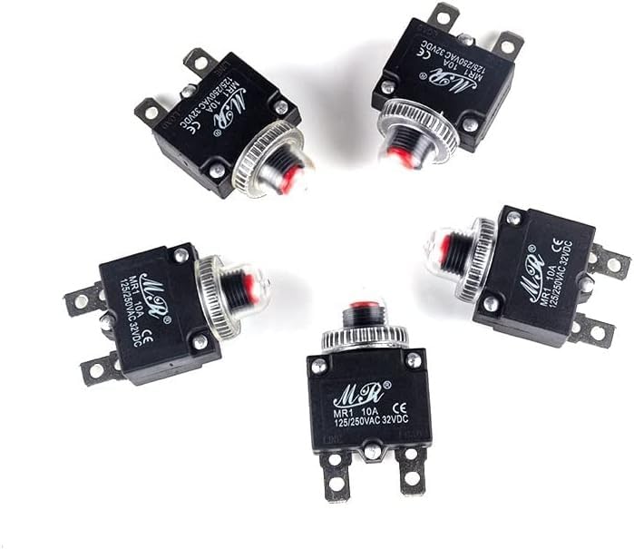 Interrupteur automatique de protection contre les surcharges 5 pièces bleu pour circuit
