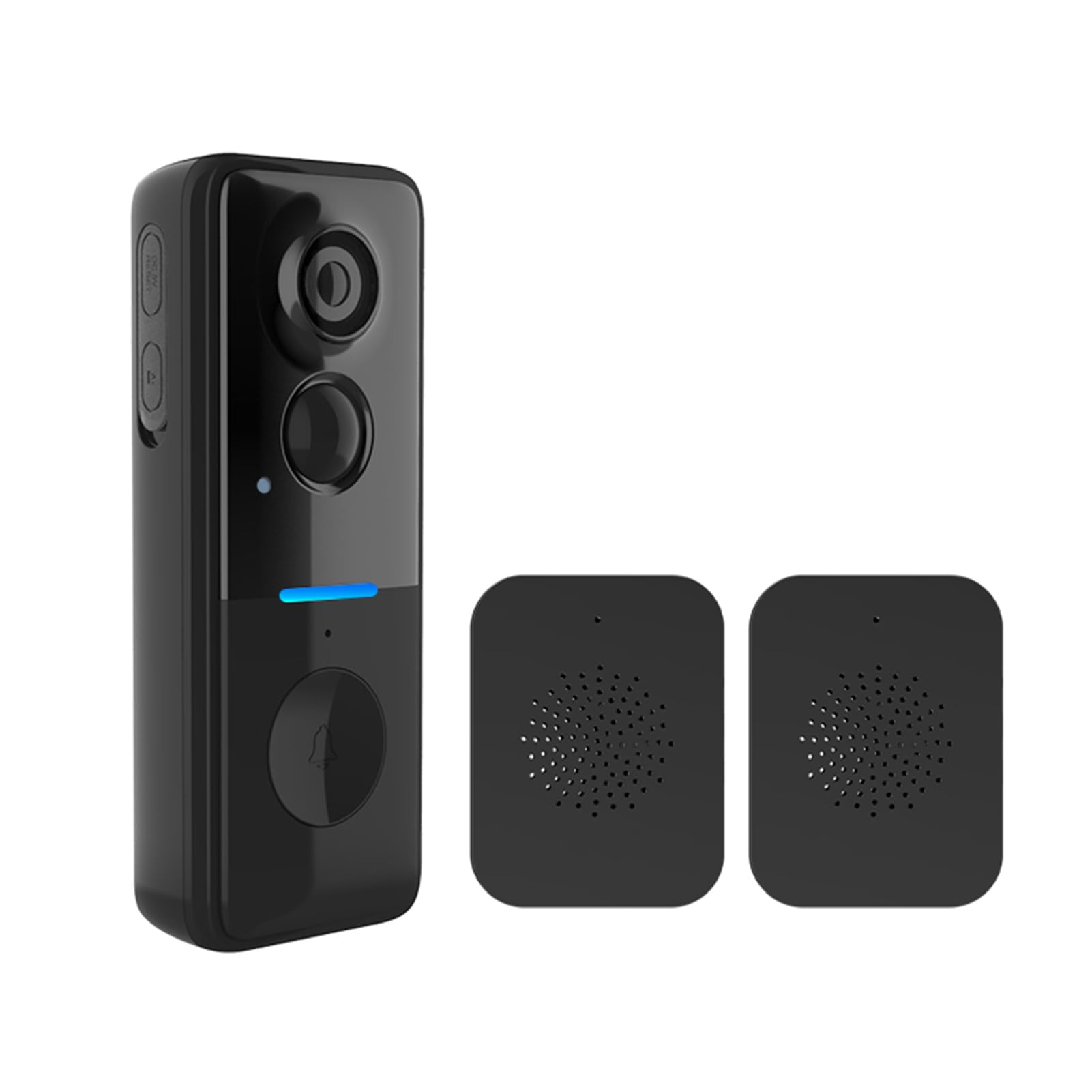 Timbre inalámbrico con cámara para casa Inteligente, comunicación bidireccional, Resistente al Agua, con vídeo, WiFi 2,4 GHz, Control Remoto, vídeo HD