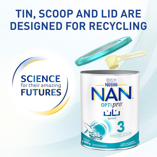 حليب الأطفال اوبتي برو 3 من نان 400 جم