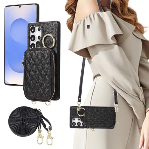 Mldjomid Galaxy S25 Ultra �P�[�X �蒠�^ �M�����N�V�[S25�E���g�� �X�}�z�P�[�X �w�ʎ蒠�^ ���z��̌^�J�o�[ ���z�t�� �����O�t�� ���K���� �g�уJ�o�[ �J�[�h���[ �W�b�v�t�� �}�O�l�b�g������ �w�ʃJ�[�h���[ �X�^���h�@�\ 