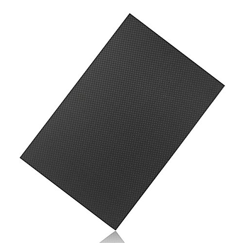 Lastra In Fibra Di Carbonio 0.2mm 200x400mm - Pannello Carbonio Puro Per Droni Fai Da Te, Modellismo E RC