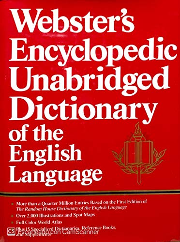 Webster's Encyclopedic Unabridged Dictionary of... 051768781X Book Cover