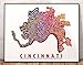 Cincinnati Neighborhood Map Print, signed print of my original hand drawn Cincinnati typography map art