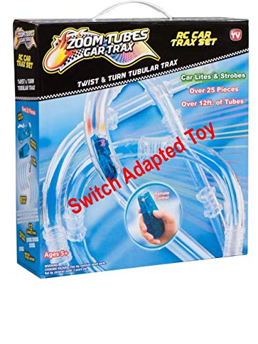 Switch Adapted Race Tube Car with Track | Adaptive & Special Needs Device