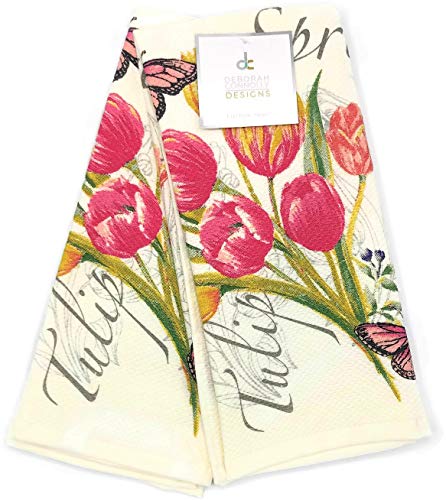 Deborah Connolly Designs Spring Tulip Kitchen Towel Set