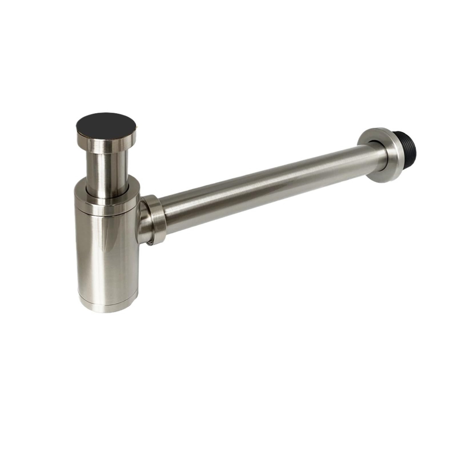 Sifón for lavabo de baño níquel cepillado, moderno juego tapón filtro emergente para Lavabo(Nickle Trap only)