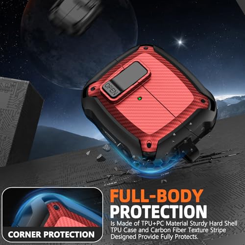 Image of Compatible with Samsung Galaxy Buds3 FE (2025) / Buds3 Pro (2024) / Buds 3 Case (2024) with Secure Lock Clip & Cleaning kit