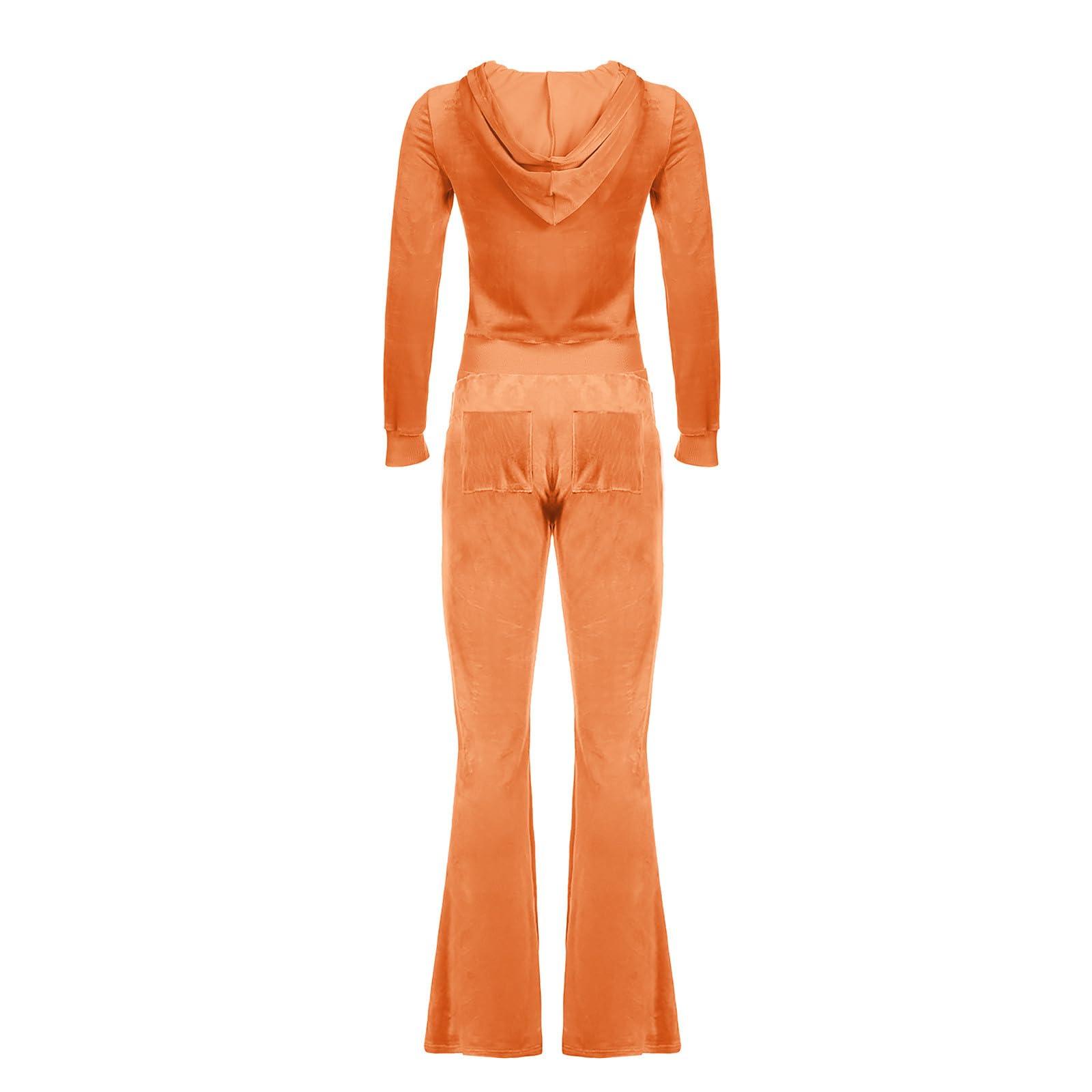Survêtements pour Femmes Velours Loungewear Sweat à Capuche Ensemble de Sport Jogging Décontracté Sportswear Survêtement à Manches Longues Haut et Pantalon 2 Pièce Tenue de Pyjama Pas Cher