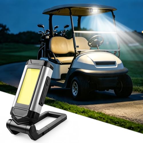 Lampe dôme magnétique à DEL rotative avec 7 modes d'éclairage portables