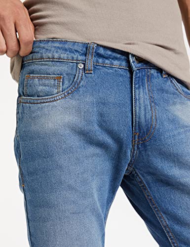 Image of Amazon Brand - Symbol Men Cotton Rich Stretchable Jeans | Casual Denim Relaxed Fit