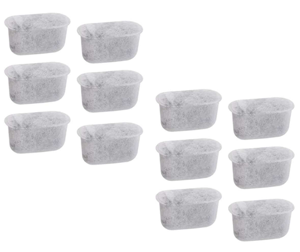 Tolxh Pack of 12#CM1000WF Charcoal Water Filters Quality Durable New Replacement Parts for Black & Decker Coffee Makers