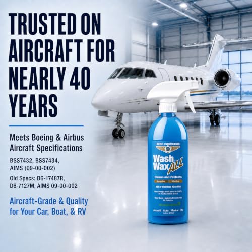 Image of Aero Cosmetics Wash Wax ALL Waterless Car Wash RV Boat Spray Detailer