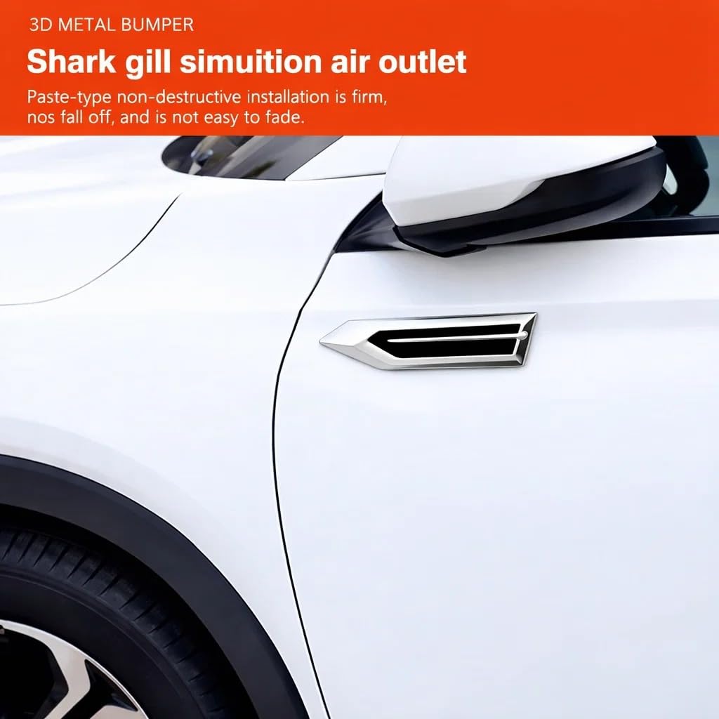 SIMMON AUTOHUB Car Air Flow Fender Side Vent for Glanza All 2022