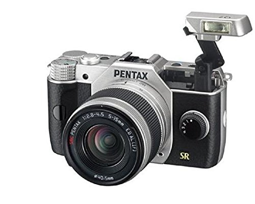 Pentax Q7 Compact Mirrorless Camera With 5-15Mm And 15-45Mm Lenses, Silver 11531 #TOP4