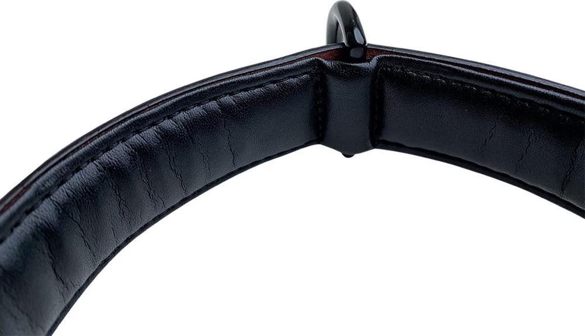 Brute Strength Collar Perro Marrón, Costuras Negras XXL · 66–73 x 3,5 cm