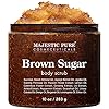 Brown-Sugar-Body-Scrub-for-Cellulite-and-Exfoliation-Natural-Body-Scrub-Reduces-The-Appearances-of-Cellulite-Stretch-Marks-Acne-and-Varicose-Veins-10-Ounces Brown Sugar Body Scrub for Cellulite and Exfoliation - Natural Body Scrub - Reduces The Appearances of Cellulite, Stretch Marks, Acne, and Varicose Veins, 10 Ounces