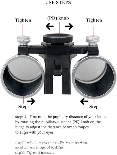 Miniatura 6 de Faro dental de 5 W, luz de cabeza LED para aumento de 2.5X, lupas binoculares, dentista, lámpara de cabeza quirúrgica, equipo de laboratorio