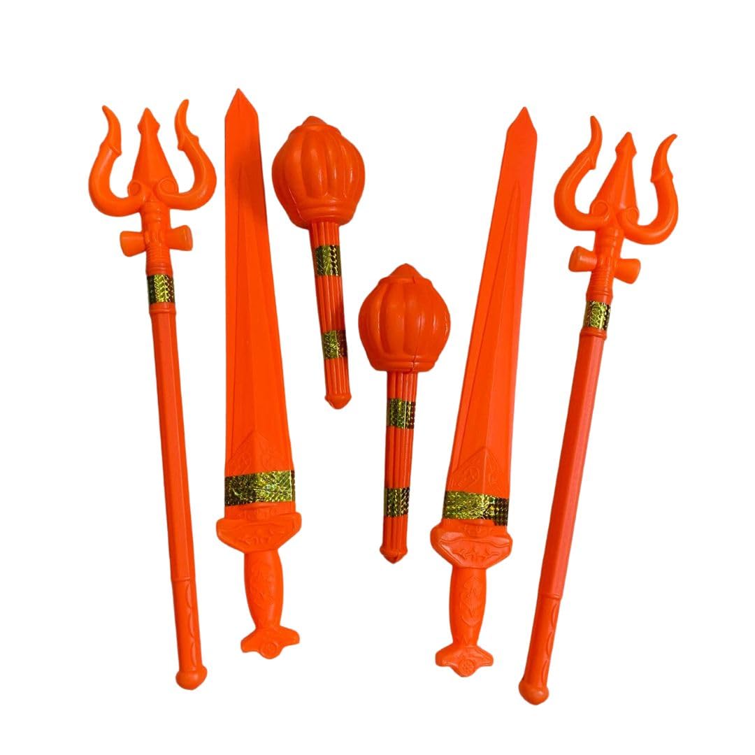 See full amazon price history chart for Plastic 2 Pcs ShivjI Trishul & 2 Pcs Hanumanji Gada & 2 Pcs Sword Toy for Kids/Weapon Role Play Toy/Action Figure Toy/Orange Color - Super Combo Plastic 2 Pcs ShivjI Trishul & 2 Pcs Hanumanji Gada & 2 Pcs Sword Toy for Kids/Weapon Role Play Toy/Action Figure Toy/Orange Color - Super Combo (B0CDGNJFC2) Amazon Price History, Amazon Price Tracker
