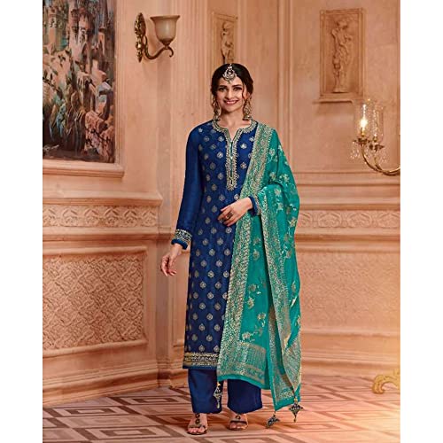 Image of Women's Wear Ready To Wear Designer Salwar Kameez Suits Indian Pakistani Beautiful Plazzo Pant Dress