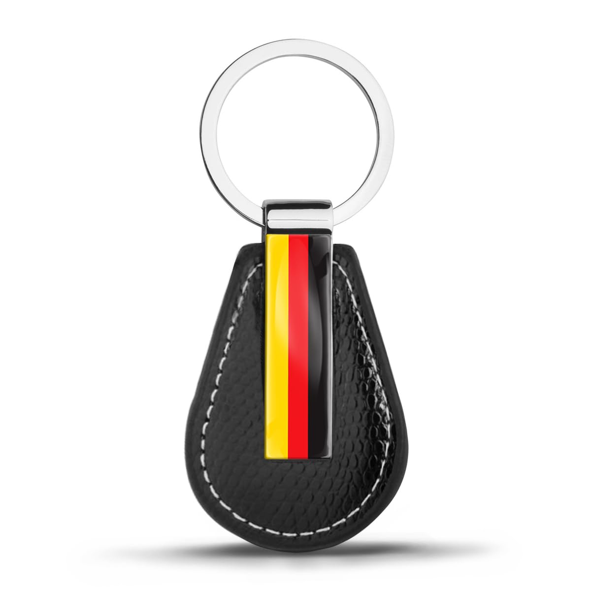 Biomar Labs Unisex Multicolour Metal Keyring With 3D Domed Sticker Key Chain Men Women Kk