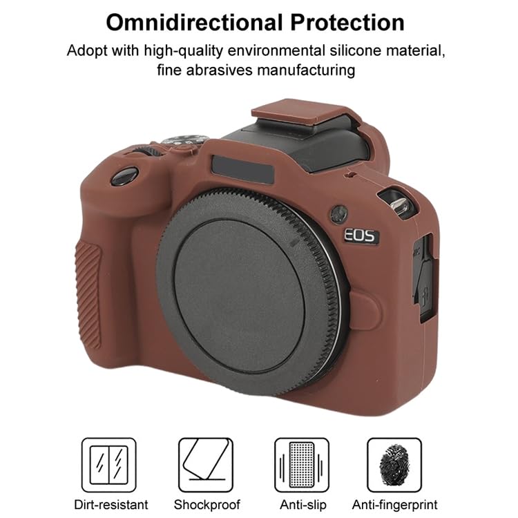 Étui De Protection Silicone Pour Canon EOS R100 - Coque Noire Souple