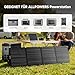 ALLPOWERS SOLAX SE200 200W Solarpanel: Faltbares Solarmodul mit Verstellbaren Ständern, IP68 Wasserdichtes ETFE Solar Ladegerät für Powerstation Outdoor Camping Wohnmobil Garten Stromausfall