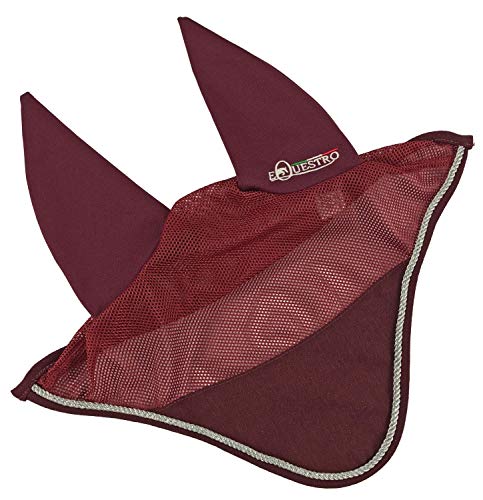 EQUESTRO CUFFIETTA PER SS00535 C/ORECCHIE ELASTICIZZATE (PONY, BORDEAUX)