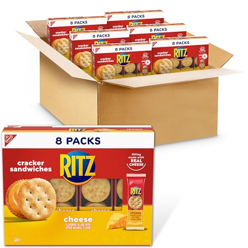 30% coupon - RITZ Cheese Sandwich Crackers, 48 Snack Packs