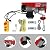 110V 220 Lbs Lift Electric Hoist, Electric Winch, Garage Ceiling Crane Overhead, Zinc-Plated Steel Wire Hoist for Garage, Warehouses, Factories Lifting, 39ft Lifting Height (220 LBS)