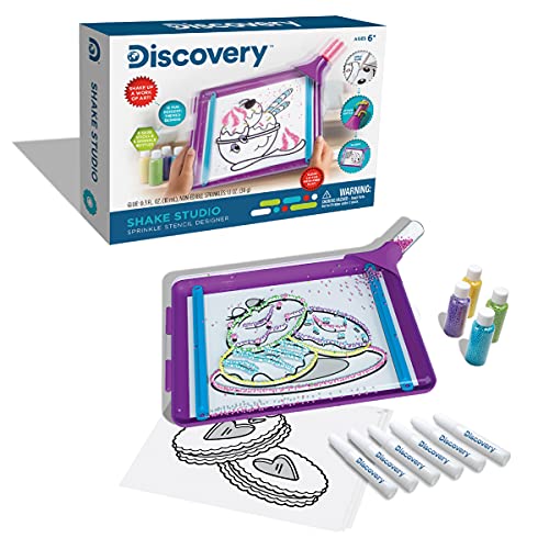 Discovery 1306006331 Art Board Shake and Sprinkle Magic Drawing Board for Children from 6 Years, Multicolored, Mittel - Image 4
