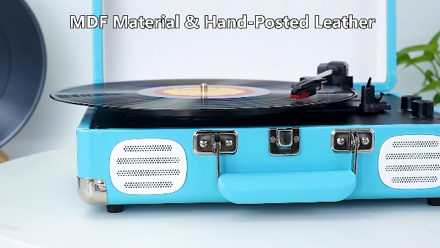 Amazon.com: MANGOSTAN Record Player 3 Speed Bluetooth Portable