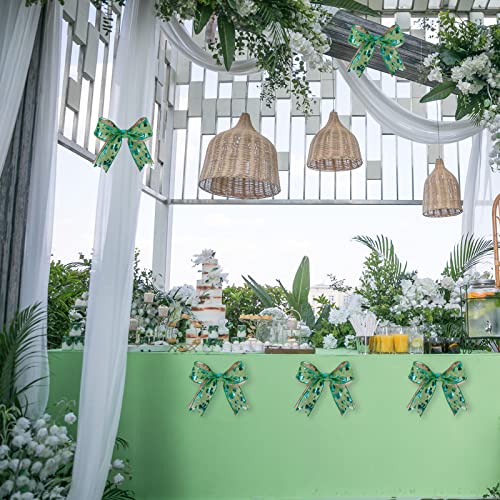 6Pack-St-Patricks-Day-Wreath-Bows-Shamrock-Clover-Green-Wreath-Bow-Gift-Bows-Tree-Topper-for-St-Patrick-s-Day-Decorations-Front-Door-Wreath-Home-Outdoor-Decorations