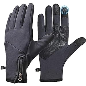 COTOP Fietshandschoenen voor mannen vrouwen, thermische waterdichte zachte handschoenen touchscreen handschoenen winter…